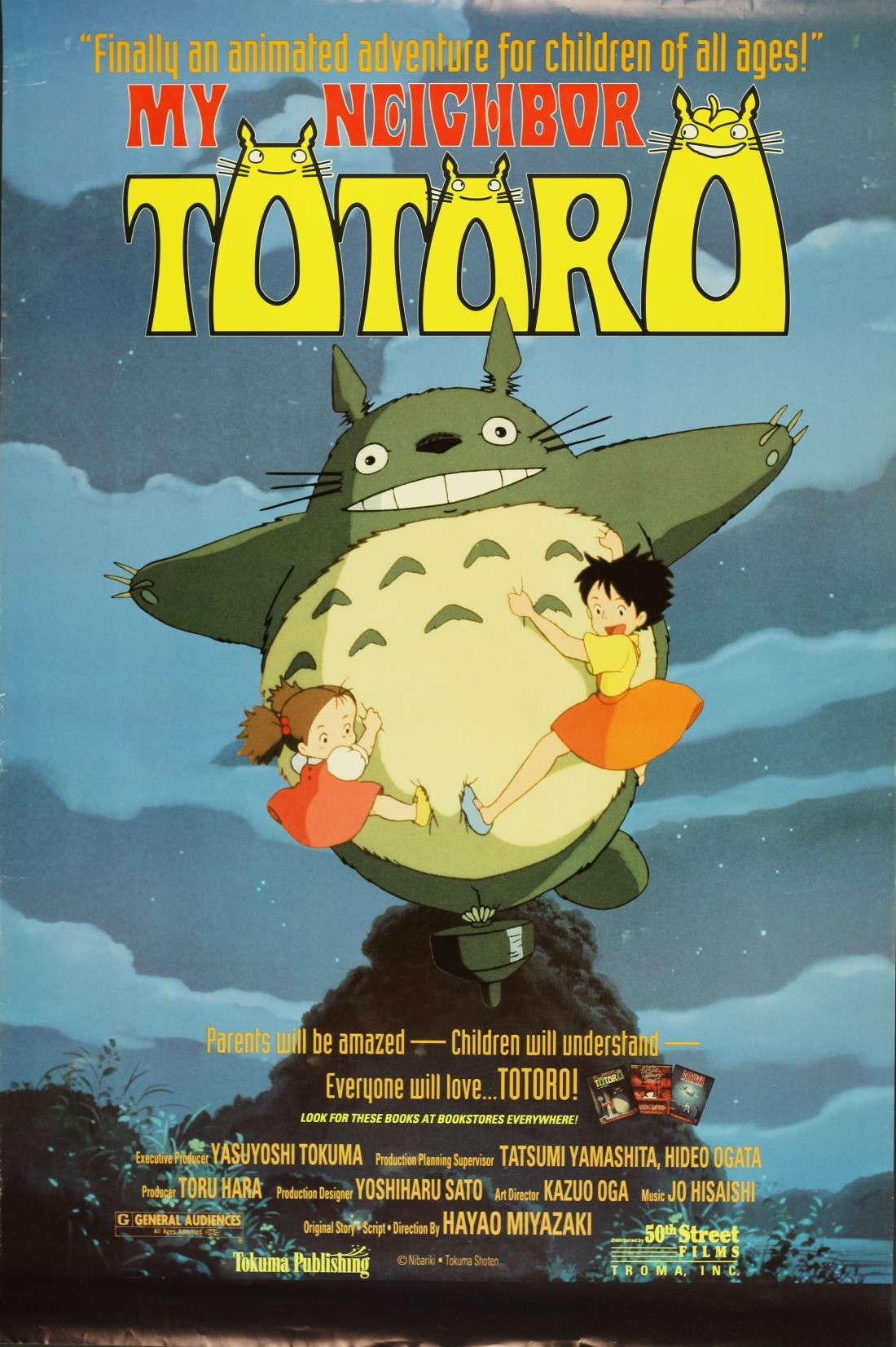 My Neighbor Totoro Japanese Poster My Neighbour Totoro Original Movie