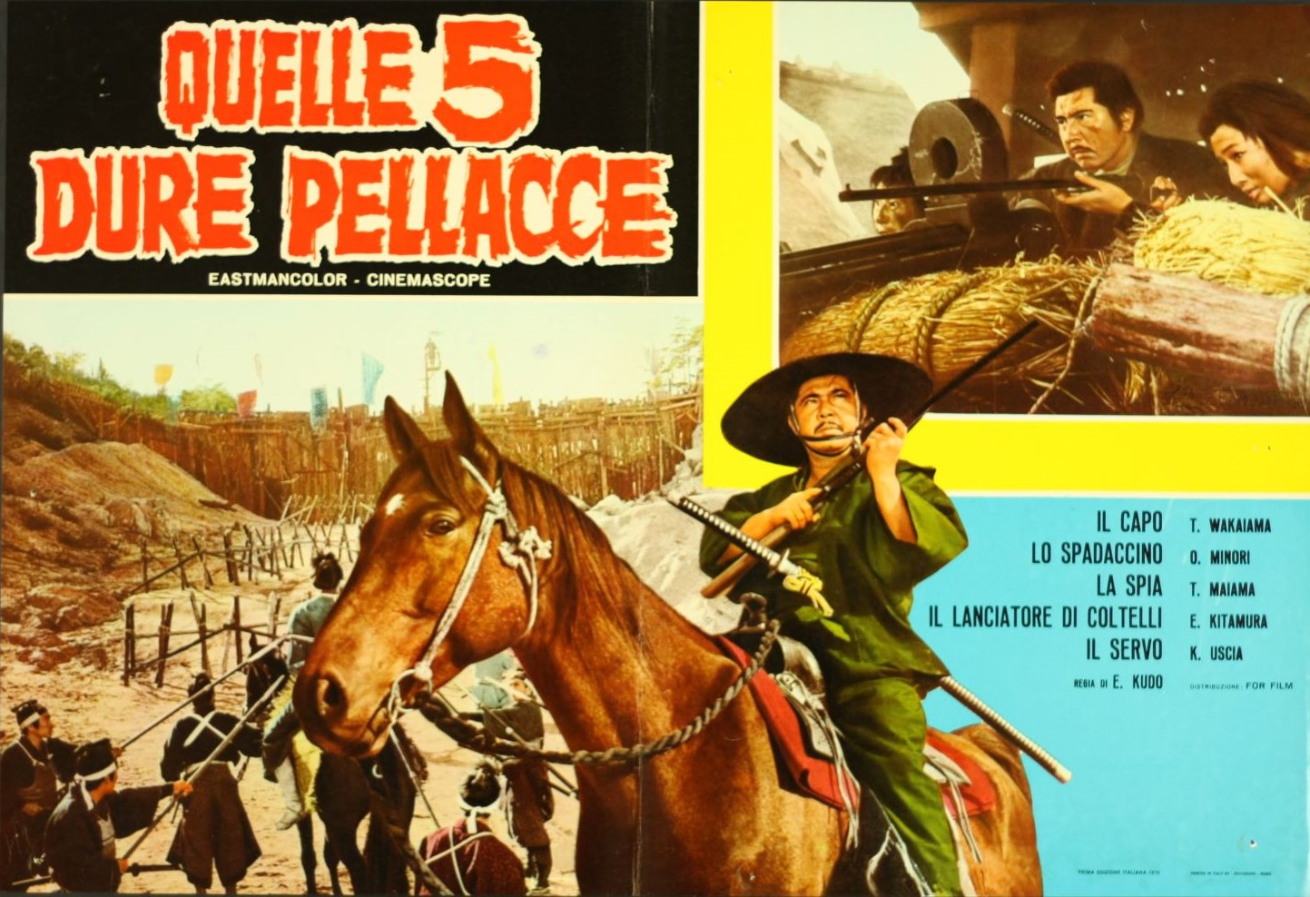 五人の賞金稼ぎ 日本映画海外ポスターアーカイブ