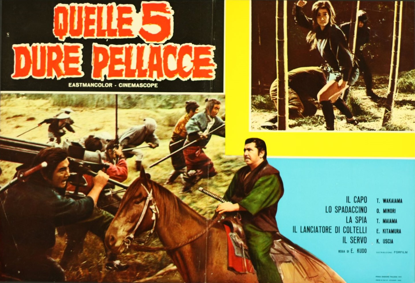 五人の賞金稼ぎ 日本映画海外ポスターアーカイブ